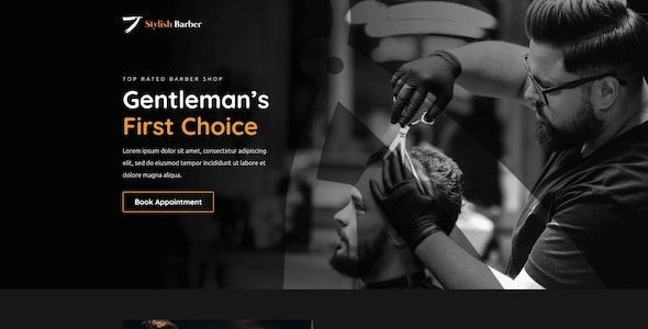 Barber Shop Homepage